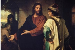 jezus i młodzieniec