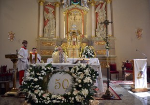 Odpust ku czci Trójcy Świętej i 50 lat kapłaństwa ks. kan. Grzegorza Ignora
