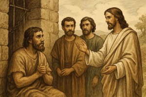 Wygenerowane przez: Sora ChatGPT 20251211_1818_Jezus i Jan Chrzciciel_simple_compose_Sora_ChatGPT