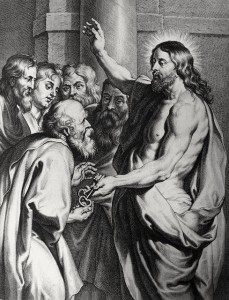 Christ’s_earthly_ministry_in_the_Bowyer_Bible_The_risen_Jesus_gives_the_keys_to_St._Peter_after_Rubens